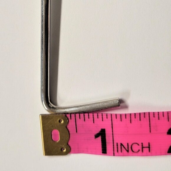 Rhodium Plated Hibiscus Flower handbag Holder or Purse Table Hook - Picture 13 of 14